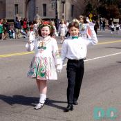 Saint Patricks Day parade performers.