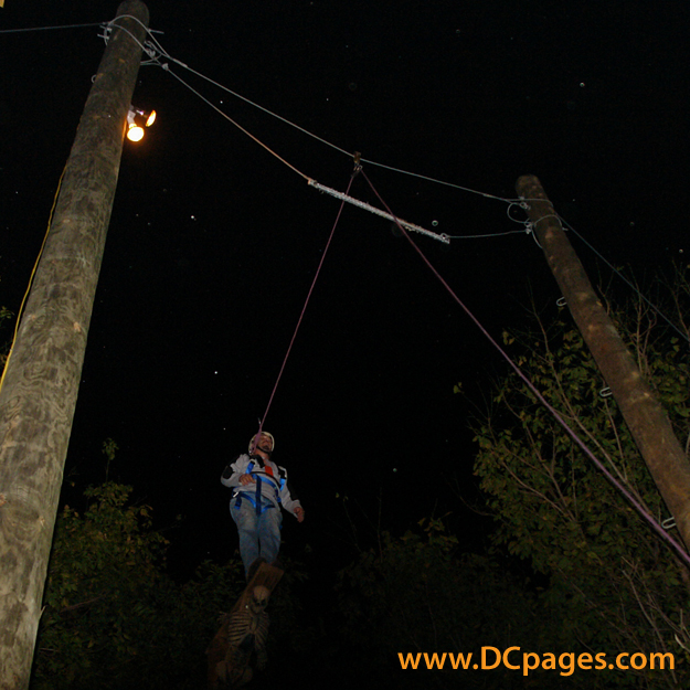 The Bat Flight - This is not something you experience everyday (or night). At Calleva we have one of these on our ropes course. Some people love the thrill of speed and flight. Do this at night and youll feel like a bat!