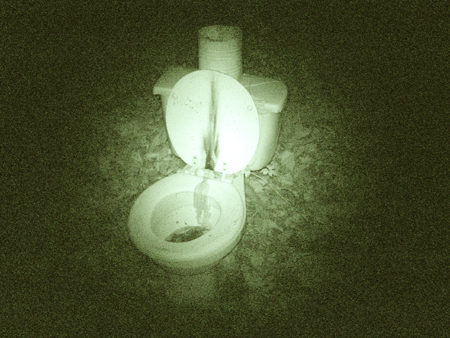 The Haunted Toilet...it will get you in the end.   