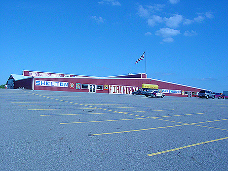 The parking lot was so large that you could use it as a testing ground for your purchases.