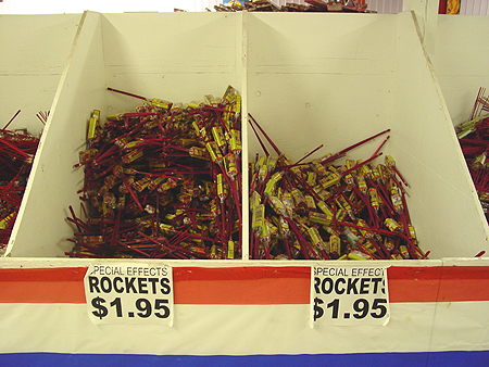 Look how great the prices of these rockets are,in these bins