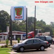 Kwik-E-Mart sign.