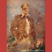 First Floor - Americans Now - Portrait painting of General of the Pacific Macarthur