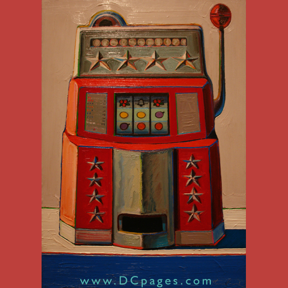 Third Floor - Art Since 1945 - Painting of slot machine