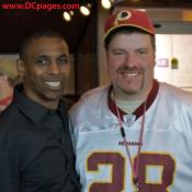 I got lucky to share a photo with greatness. Gary Clark was the Washington Redskins money receiver (1985-1992). 