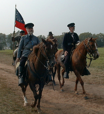 The First Battle of Bull Run:  North and South.  Generals Irvin McDowell and P.G.T. Beauregard.  