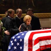 Mike Ford, Steven Ford, Jack Ford, Betty Ford in the United States Capitol Rotunda.