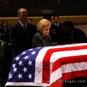Steven Ford, Betty Ford in the United States Capitol Rotunda.