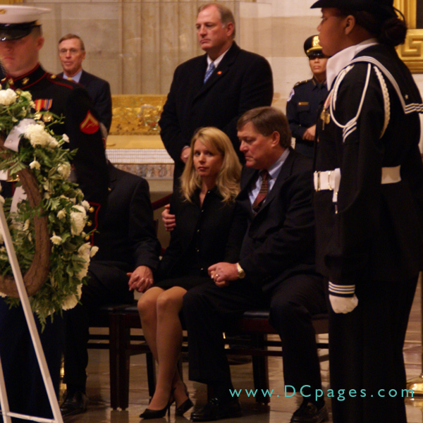 Jack Ford, Family of Gerald Ford in the United States Capitol Rotunda.