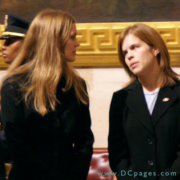The Grandchildren of President Ford spent hours on the floor healing their emotions of losing a loved one.