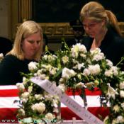 Two of President Ford's grandchildren mourn the loss of their loved one.