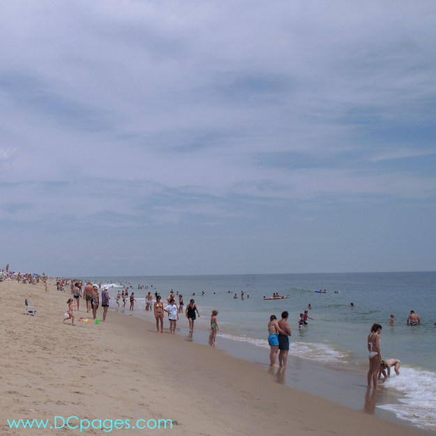 Ocean City - An early morning view of the beach.