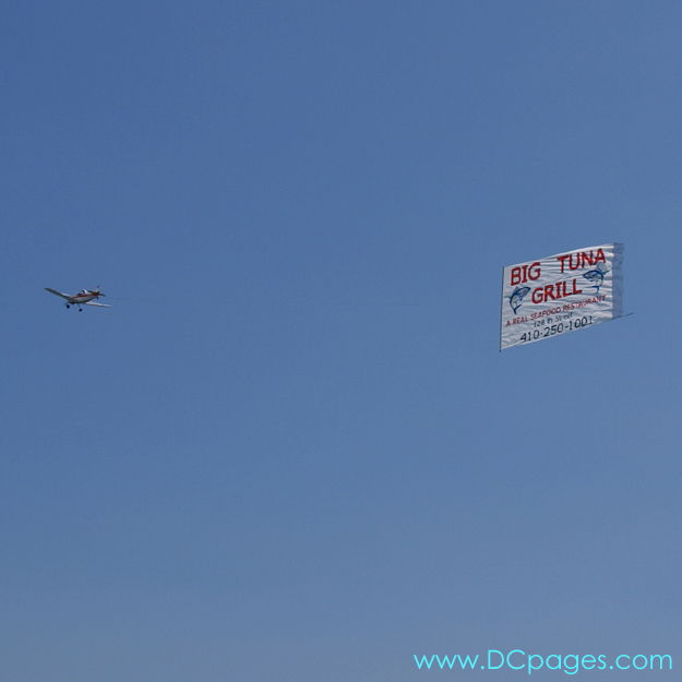 Ocean City - An aerial ad for the Big Tuna Grill.