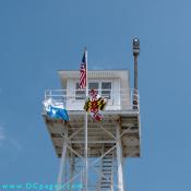 Ocean City - Ocean City Inlet Watchtower at the Life-Saving Station Museum. 
