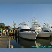 Ocean City - Fish Tales offers its customers boat slips so you can ride right up to the restaurant.