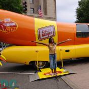A young girl waver her hands in the air, "Oh, I wish I were an Oscar Mayer wiener... 
That is what I truly wish to be."