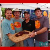 The Dizzy Pig barbeque team.