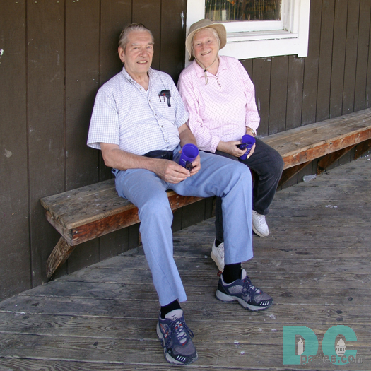 Roland Plehn (left) and his wife, Truus (right), have been members since 1983. "We brought our kids up here to spend some quality family time. Now our kids are bringing their children. Autumn at North Fork is beautiful." Tel.540.636.2995