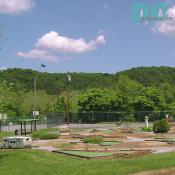 A view of North Fork's Putt Putt golf course and tennis courts. Tel.540.636.2995
