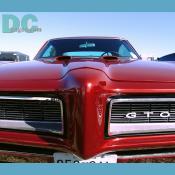 1968 Pontiac GTO 360HP Ram Air. 

Engines offered in 1968:400-V8 265 bhp @ 4600 rpm, 397 lb-ft @ 2400bhp. 400-V8 350 bhp @ 5000 rpm, 445 lb-ft @ 3000 rpm. 400 V8 HO 360 bhp @ 5100 rpm, 445 lb-ft @ 3500 rpm. 400 V8 Ram Air 360 bhp @ 5400 rpm, 445 lb-ft @ 3800 rpm.

Performance: 400/360 HO: 1/4 mile in 14.25 seconds @ 99.0 mph. 400/360 Ram Air: 0-60 in 6.4 sec, 1/4 mile in 14.5 sec @ 98mph.