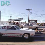 1972 Buick Skylark 455 and a 1964 Plymouth Belvedere running an A/FX style fuel injected 426 Hemi. 