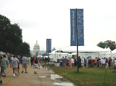 What's a fesitival in DC without rain?