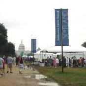 What's a fesitival in DC without rain?