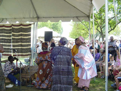 Traditional Malian dancing