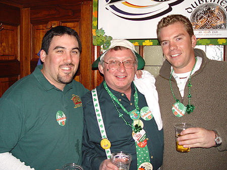 Erin go Bragh, to these fine Irishmen. And thanks for the drink.