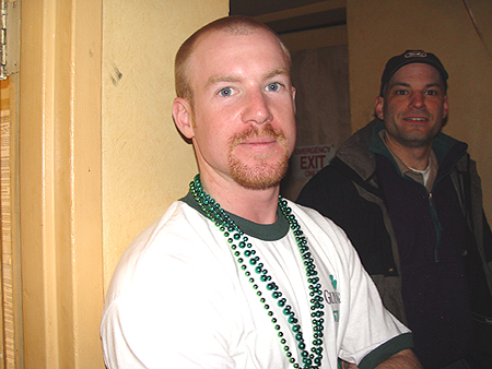 Mackey's doorman gives his Saint Patty's day thought. "Irish Spring Soap scent helps me feel clean and fresh."