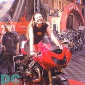 Oh, we just loved Moto Guzzi Girl Jina. She seemed happy to see us too!