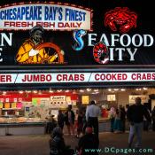 Captain White's Seafood City has a large variety of seafood daily.