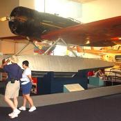 The museum possesses all different kinds of aircraft.