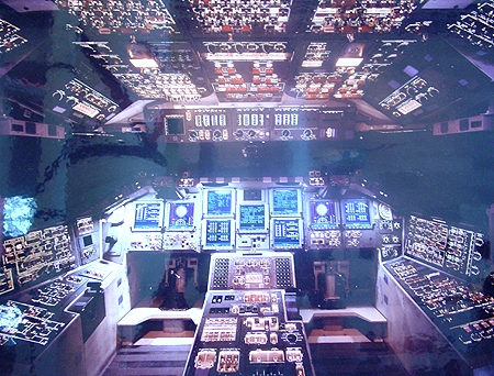 Space Shuttle's cockpit