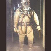 A more modern deep sea diving suit