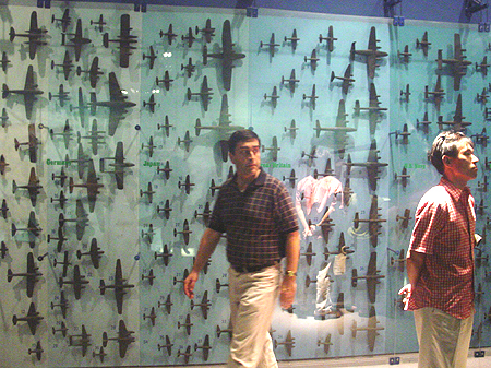 Here is a further view of the model plane wall.