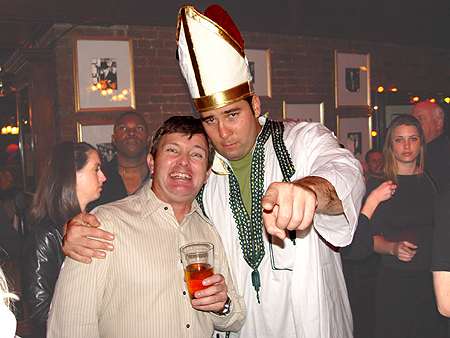 Our good friend the Pope really loosens up when  he gets a couple of drinks in him