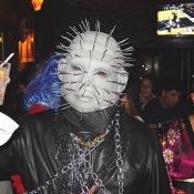 Introducing Pinhead, he's in a much better mood tonight than he was in the movie Hellraiser