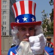 Grand Opening Ceremony - F Street Entrance - Uncle Sam wants you to visit the Reynolds Center 