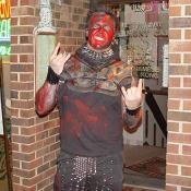 The bloodied Road Warrior