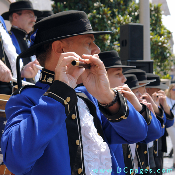 Grand Opening Ceremony - F Street Entrance - patriotic flute players