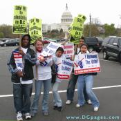 District Students show their support for the DC Voting Rights March