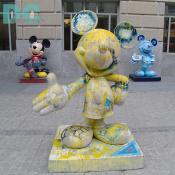 'Celebrate Mickey: 75 InspEARations' Statue - Mickey in Yellow - ROSIE O'DONNELL is a multi-talented actress, comedienne and talk show host. Starting out on the comedy club circuit, Rosie made the move to television-including a four-year gig as host of VH-1's popular Stand-Up Spotlight-and then moved to movies in A League of Their Own (1992), followed by other films, including Sleepless in Seattle (1993). In 1995, The Rosie O'Donnell Show premiered and quickly became one of the most popular in daytime television, and Rosie was hailed as the "Queen of Nice" due to her down-to-earth sense of humor.