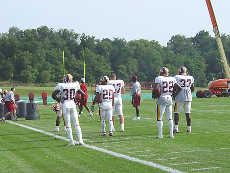 RB Trung Canidate has proven himself as the starter out of this group so far in training camp.