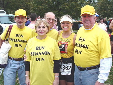 Many family members came to support participants in the race.
