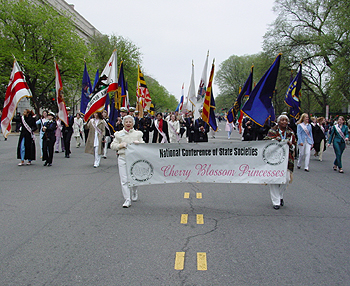 2003 Cherry Blossom Festival: Washington welcomes the National Conference of State Societies.  
