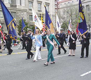2003 Cherry Blossom Festival: Washington welcomes the Cherry Blossom Princess Parade.
