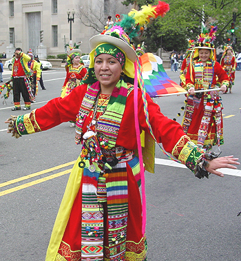 2003 Cherry Blossom Festival: Many of the participants wore elaborate costumes.  