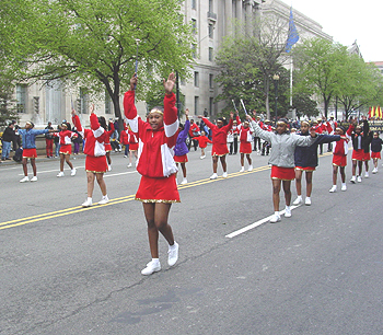 2003 Cherry Blossom Festival: The Twirl Factory is a non-profit organization  representing the Alexandria-Olympic Branch Boy's and Girl's Club.   