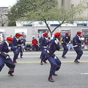 2003 Cherry Blossom Festival: The Marching Elites demonstrate poetry in motion.